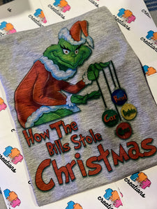 Grinch "Bills stole Christmas"